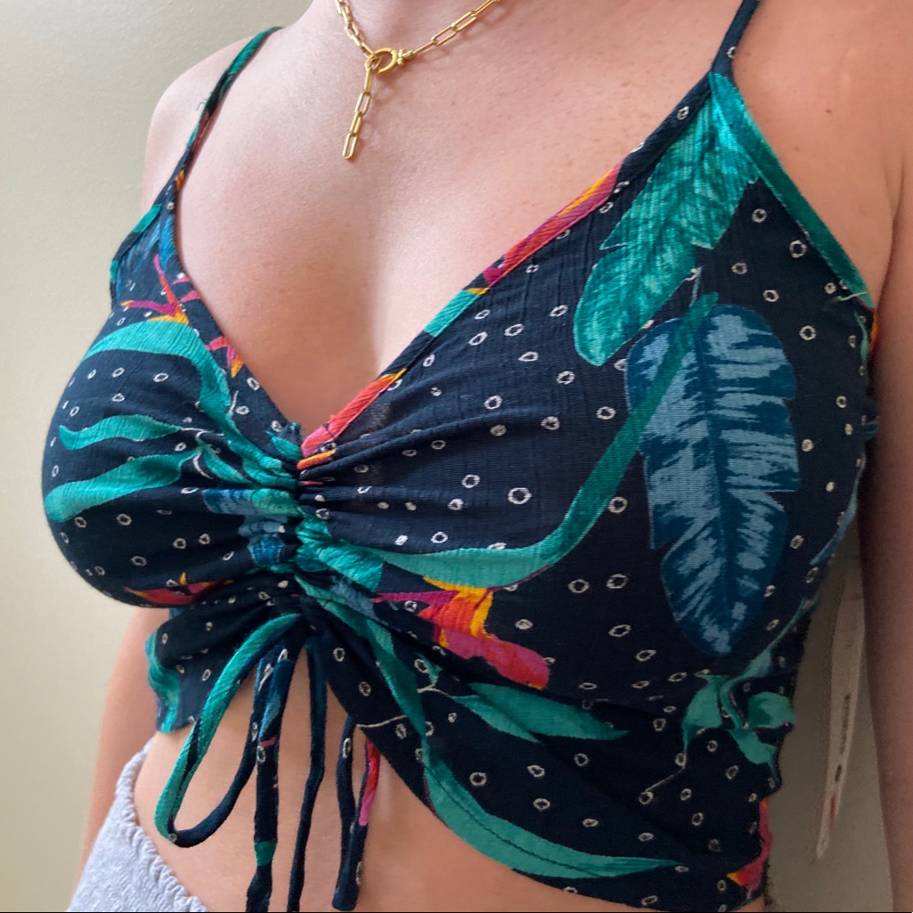 Brand New With Tags Aqua Crop Top Originally 58